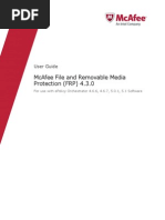 McAfee File and Removable Media Protection (FRP) 4.3.0 - User Guide - EN PDF