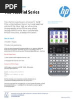 HP Prime Programming Basics Tutorial | PDF | Rgb Color Model | Subroutine