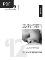 EBM Safe Handling and Storage Guidelines | PDF | Breast Milk | Refrigerator