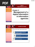 IMD252 Digital Resource Center: Course Outcome Course Contents