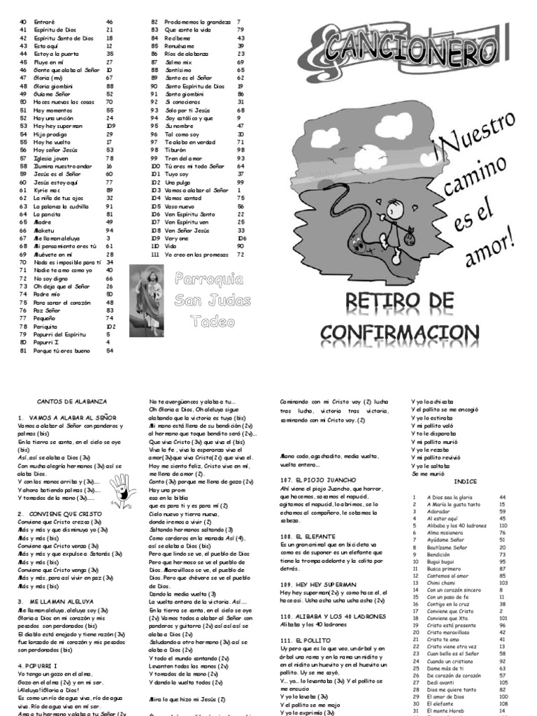 Cantos De Retiro Pdf Cristo Título María Madre De Jesús