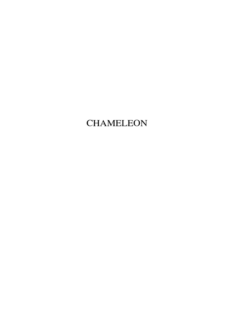 Chameleon PDF | PDF | Lizard | Predators