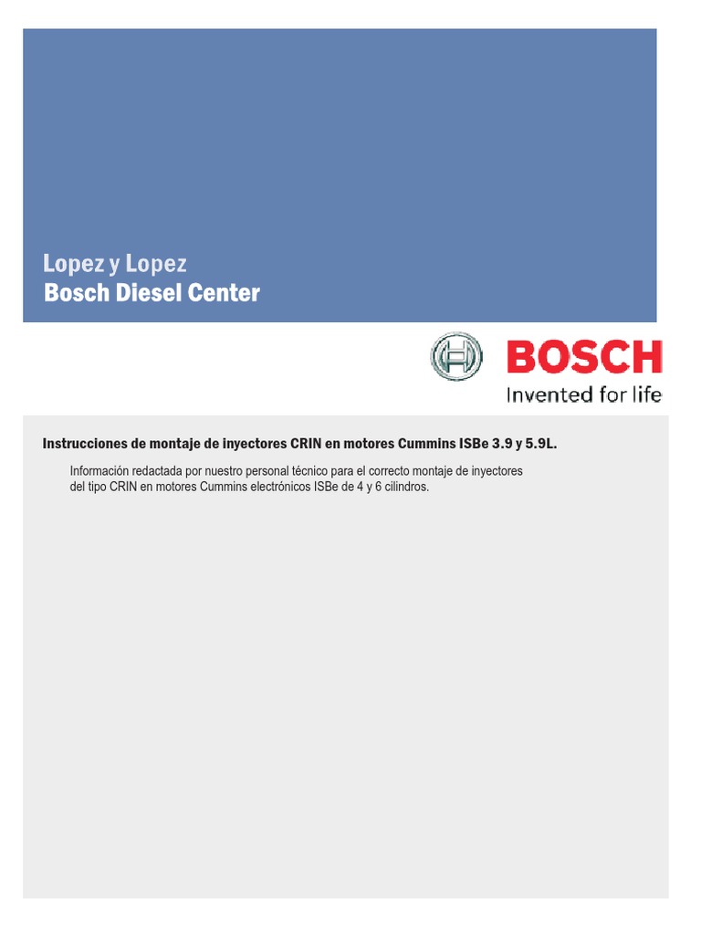 Calibracion Motor Cummins | PDF | Motor diesel | Vehículos