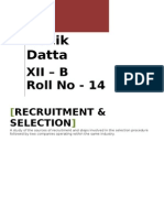Recruitment & Selection Process of Telecom Giants