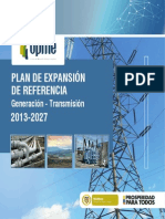 Resumen Plan Expansion Referencia 2013 2027 (RESUMEN)