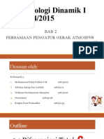 Meteorologi Dinamik I