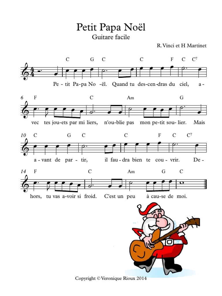 Petit Papa Noel Guitare