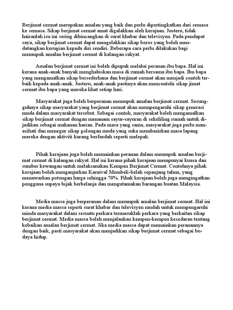 Berjimat Cermat Pdf