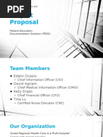 Patient Education Documentation Solution - Presentation