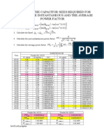 Estimating The Capacitor Sizes Required For Improving The Instantaneous and The Average Power Factor