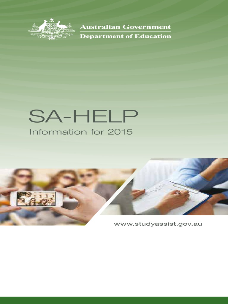 2015 SA-HELP Booklet | PDF | Government | Payments
