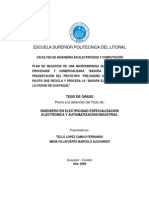 Tesis de Grado - "Pre-Diseño de Una Planta Piloto Que Recicla