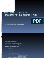 Avaliação Clínica e Laboratorial Da Função Renal - Agosto-2009