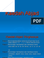 Kaedah Abjad (1) - 2