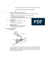 Sistem Kemudi Rack and Pinion Power Steering