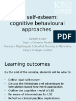 Cognitive Behavioural Approaches To Low Self Esteem