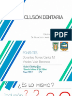 Inclusion Dentaria - Cirugia Bucal