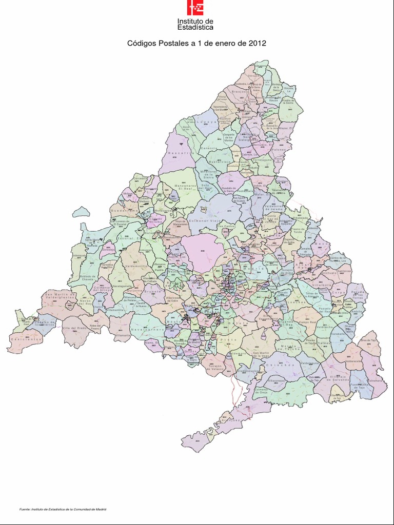 Códigos Postales de Madrid 2023 | PDF | Agitación