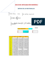 Integración Por Método Del Réctángulo