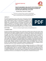 A Procedure For Establishing Fragility Functions For Seismic Loss Estimate of Existing Buildings Based On Nonlinear Pushover Analysis PDF