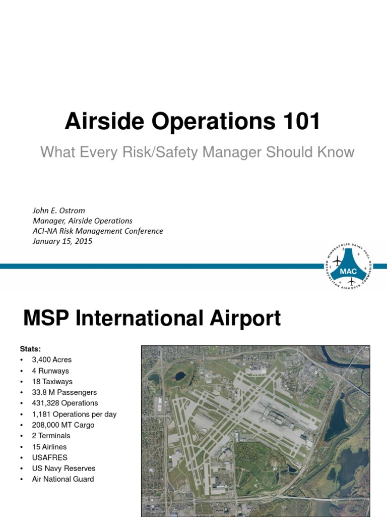 Airport Operations 101 - What Every Risk-Safety Manager Should Know ...