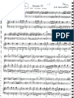 Sammartini, Sonate N°4 en Ré Mineur, 2 Flûtes Et Basse Continue
