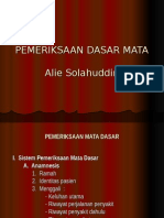 Pemeriksaan Dasar Mata - As