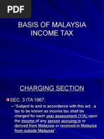 Basis of Malaysia Income Tax