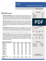 Earnings Top Estimates: Filinvest Land, Inc