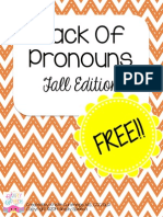 Pack of Pronouns Fall Edition