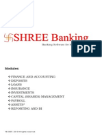 SHREE ERP - Banking Brochure