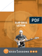 Slap Bass Lesson - Full Free Workbook With TABNotation & Action Steps
