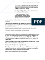Teks Pengacara Majlis Penyerahan Watikah Pelantikan Pengawas Perpustakaan SMK Kubor Panjang Bagi Tahun 2013