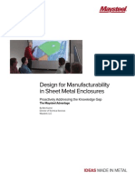 Design For Manufacturability in Sheet Metal Enclosures