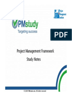 Project Management Framework Study Notes