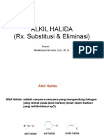 Alkil Halida Rx. Substitusi Eliminasi