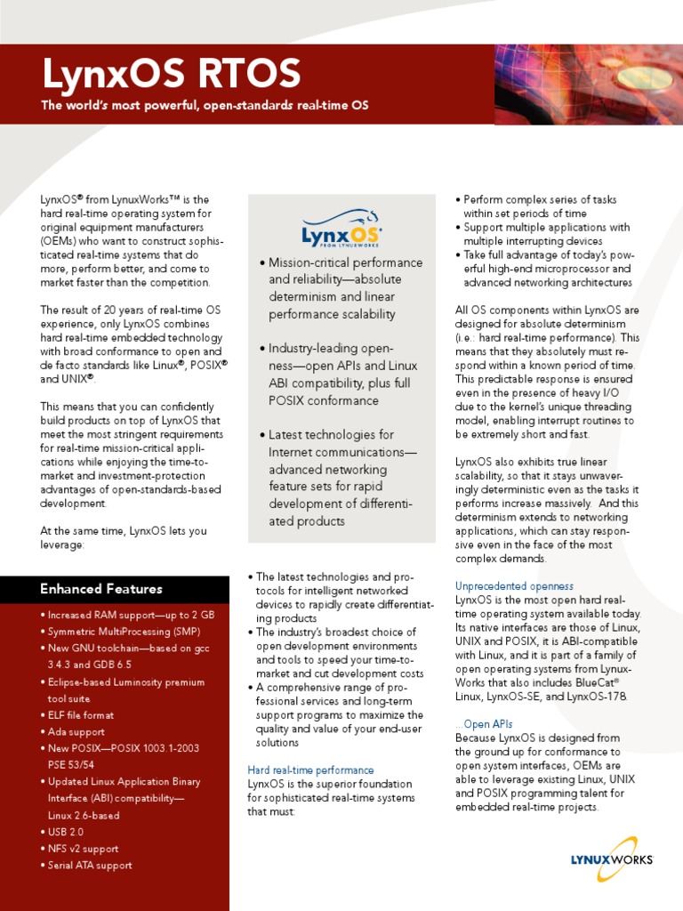 lynxos Linux Operating System