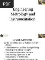 Manufacturing Technology- Metrology