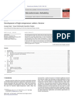 Development of High-Temperature Solders-Review PDF