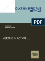 Conducting Effective Meeting