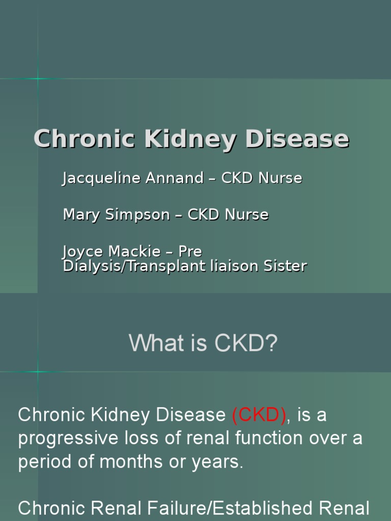 Diabetic Conference 2 (1) Renal | PDF | Chronic Kidney Disease | Kidney ...