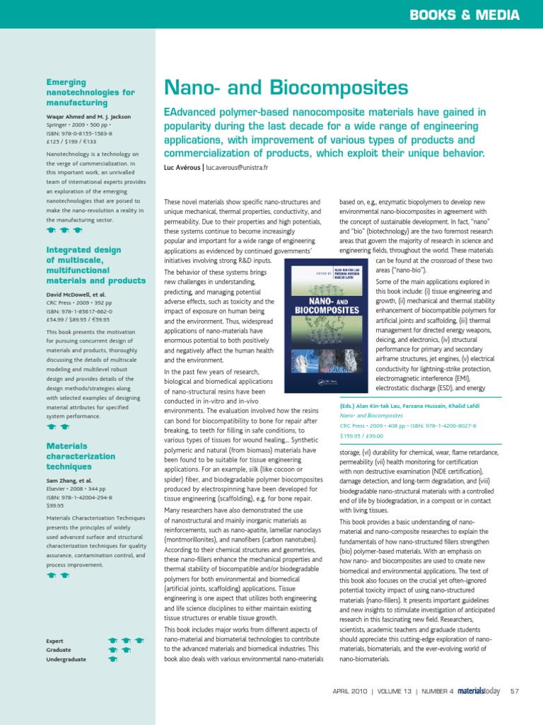 Materials Characterization Techniques | PDF | Tissue Engineering ...