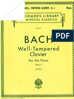 Bach - O Cravo Bem Temperado - Livro 2