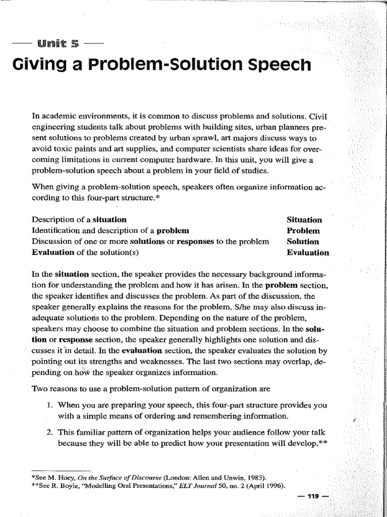 Giving a problem solution speech pdf stress linguistics thyroid