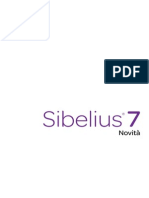 Sibelius Manuale Operativo Novita 7.0