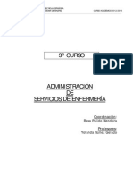 Administracion de Los Servicios de Enfermería