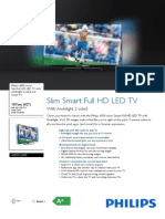 Slim Smart Full HD LED TV: With Ambilight 2-Sided