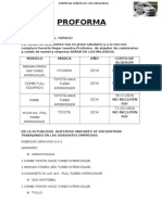 PROFORMA- TOPACIO