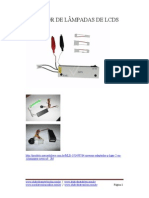 Testador de Lâmpadas de Lcds