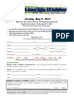 Dallas County 4H Invitational Shoot 2015 With Map and Waiver